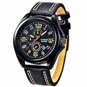 Mens watch bold black